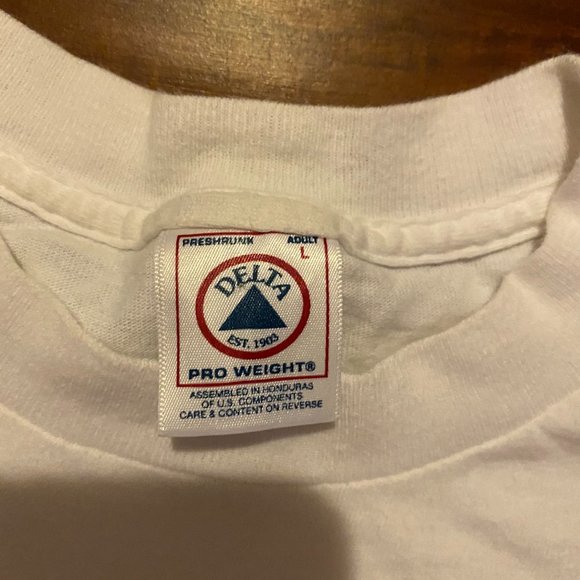 Vintage 1996 Mark Martin #6 Nascar White Graphic Pocket Tee Shirt size Large - Picture 3 of 5